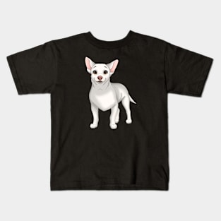 White Chihuahua Dog Kids T-Shirt